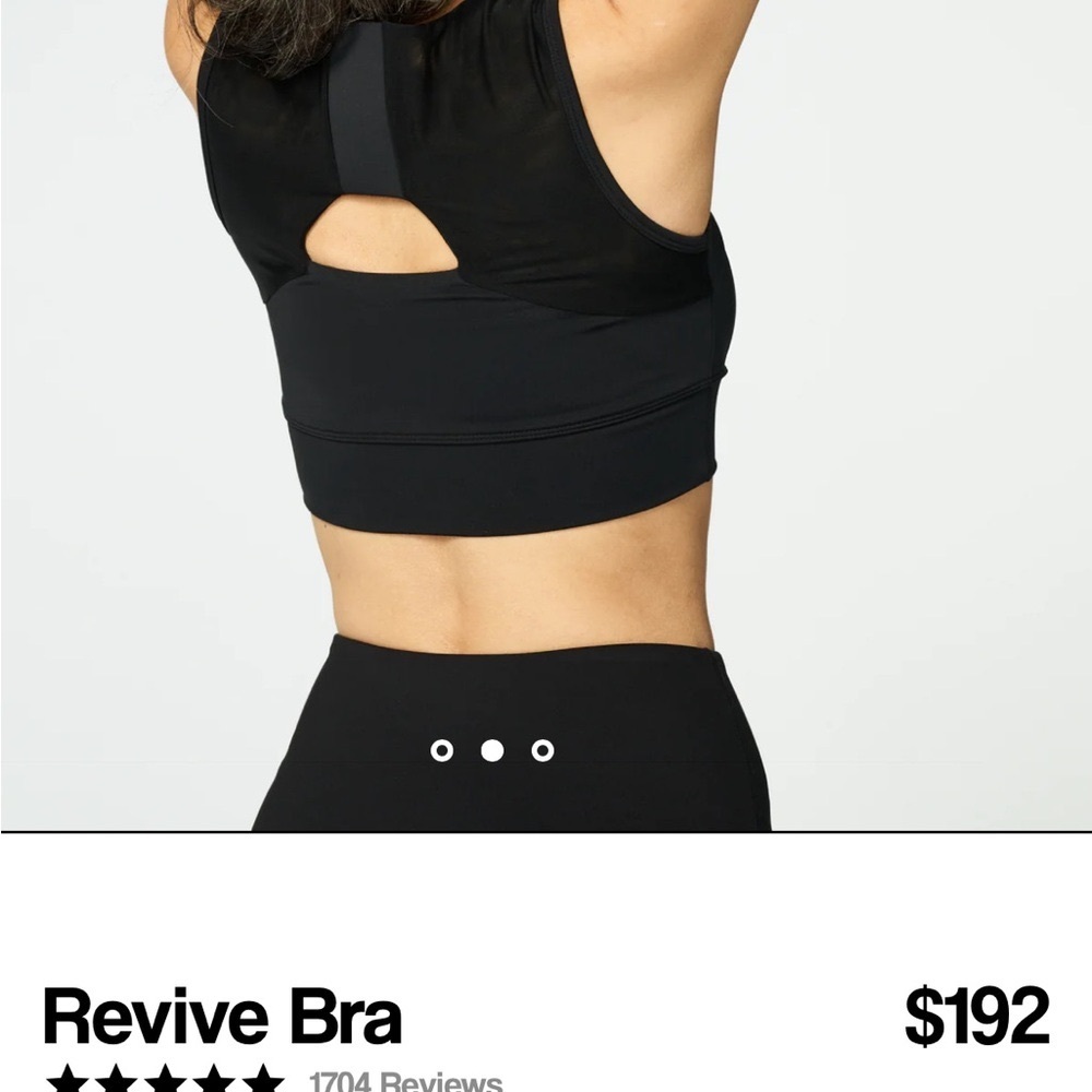 Black Sports Bra with Cutout and Racerback